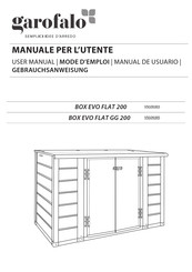 garofalo BOX EVO FLAT 200 V50.09.003 Manual De Usuario