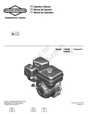 Briggs & Stratton Vanguard 130000 Manual Del Operador