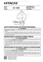 Hitachi CC 14SE Manual De Instrucciones