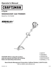 Craftsman 41ADZ43C799 Manual Del Operador