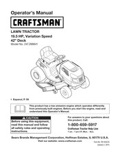 Craftsman 247.288841 Manual Del Operador