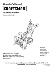 Craftsman 31AS53SF793 Manual Del Operador