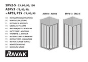 RAVAK SRV2-S 75 Instrucciones De Montaje
