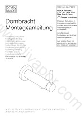 Dornbracht 36 804 661-FF 0010 Instrucciones De Montaje