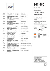 CRUZ 941-550 Instrucciones De Montaje