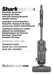 Shark VERTEX DuoClean PowerFins Powered Lift-Away AZ1800 Serie Guia Del Usuario