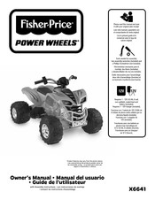 Fisher-Price POWER WHEELS X6641 Manual Del Usuario