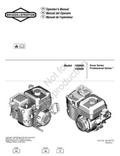 Briggs & Stratton 130000 Professional Serie Manual Del Usuario