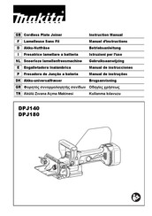 Makita DPJ180ZJ Manual De Instrucciones