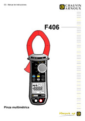 Chauvin Arnoux F406 Manual De Instrucciones