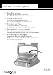 Maytronics MTC8-UNI Instrucciones Para El Usuario