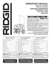 RIDGID RD907500P Manual Del Operador