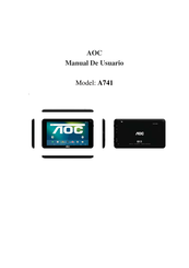 AOC A741 Manual De Usuario