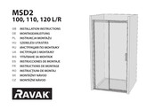 RAVAK MSD2 100 L/R Instrucciones De Montaje