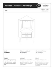 Southern Enterprises HZ106000TX Instrucciones De Montaje