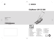 Bosch CityMower 18V-32-300 Manual Original