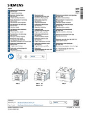 Siemens 3RB205 Instructivo