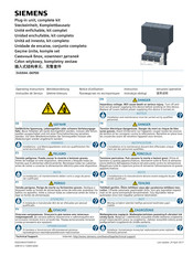 Siemens 3VA944-0KP00 Serie Instrucciones