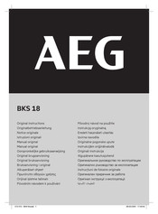 AEG BKS 18 Manual Original