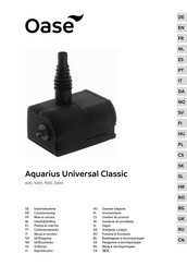 Oase Aquarius Universal Classic 1000 Puesta En Marcha