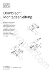 Dornbracht 25 023 360-FF Instrucciones De Montaje