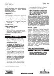 Emerson Fisher 112 Guia De Instalacion