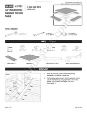 Uline H-7951 Ensamble Manual