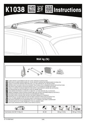 Yakima K1038 Instrucciones De Montaje