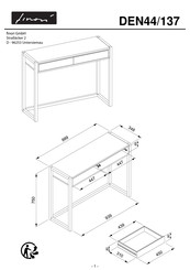 finori DEN44/137 Instrucciones De Montaje