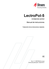 Struers LectroPol-5 Manual De Instrucciones