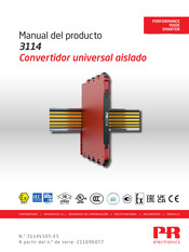 PR electronics 3114 Manual Del Producto