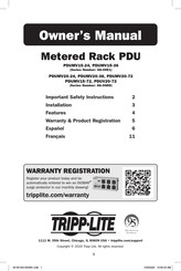 Tripp-Lite PDUMV20-36 Manual Del Propietário