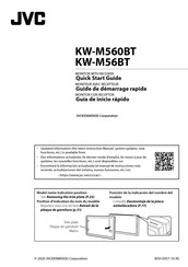 JVC KW-M56BT Guia De Inicio Rapido