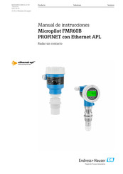 Endress+Hauser Micropilot FMR60B Manual De Instrucciones