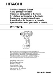 Hitachi WH 10DFL Instrucciones De Manejo