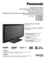 Panasonic TC-P50U1 Manual De Instrucciones