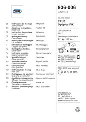 CRUZ Optiplus FIX 936-006 Instrucciones De Montaje