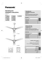 Panasonic F-48TZ5 Instrucciones De Instalación Y Funcionamiento