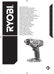 Ryobi R18ID3-0 Traducción De Las Instrucciones Originales