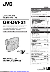 JVC GR-DVF31 Manual De Instrucciones