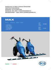 BCS MAX 630 Manual De Uso Y Mantenimiento