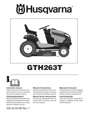 Husqvarna GTH263T Manual De Las Instrucciones