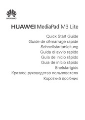 Huawei MediaPad M3 Lite Guia De Inicio Rapido