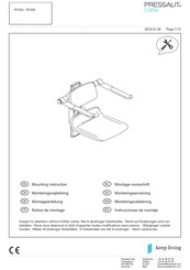 Pressalit R7435 Instrucciones De Montaje