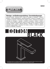 Cornat EDITION BLACK NERSE1 Instrucciones De Montaje Y Empleo