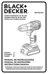 Black and Decker BDCDE120C Manual De Instrucciones