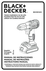 Black and Decker BDCDE120C-BR Manual De Instrucciones