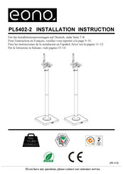 Eono PL5402-2 Instrucciones De La Instalación