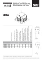 Ruck Ventilatoren DHA 250 E4 01 Instrucciones De Montaje