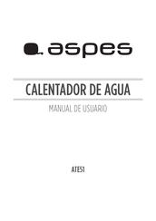 Aspes ATE51 Manual De Usuario